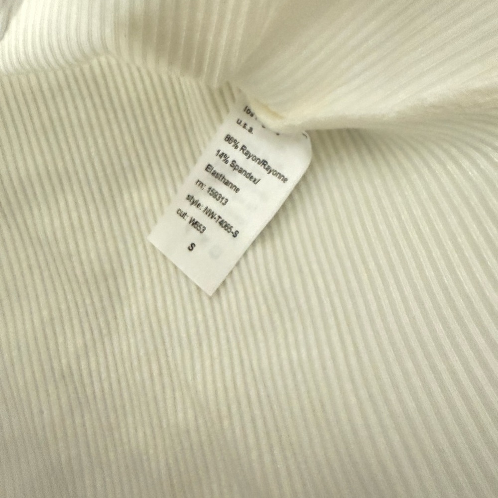 Naked Wardrobe‎ Ivory Ribbed Tank Top NEW - Picture 5 of 5